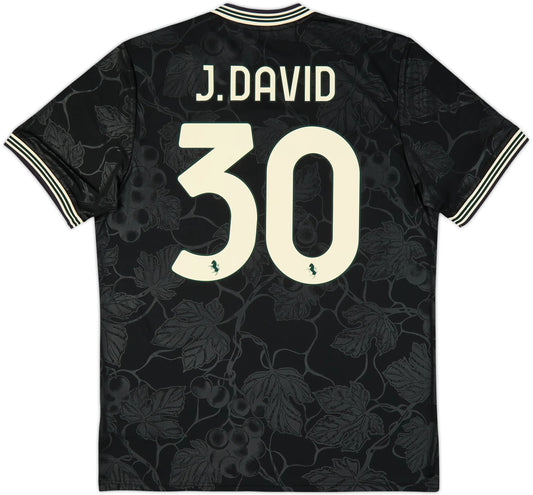 Adidas Juventus 25/26 J.David #30 Third Jersey