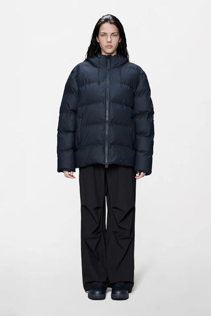 Rains Alta Puffer Jacket Navy