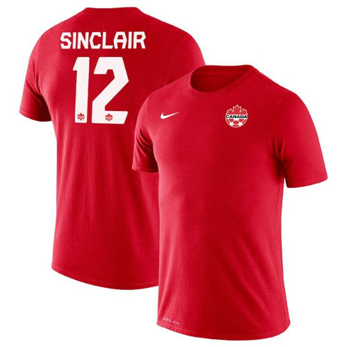 Nike Canada Soccer T-Shirt Sinclair 12 Youth