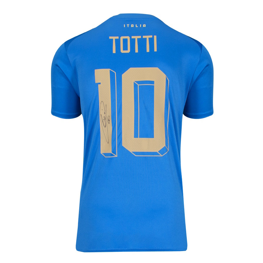 Francesco Totti Authentic Signed 2022/23 Italy Home Jersey