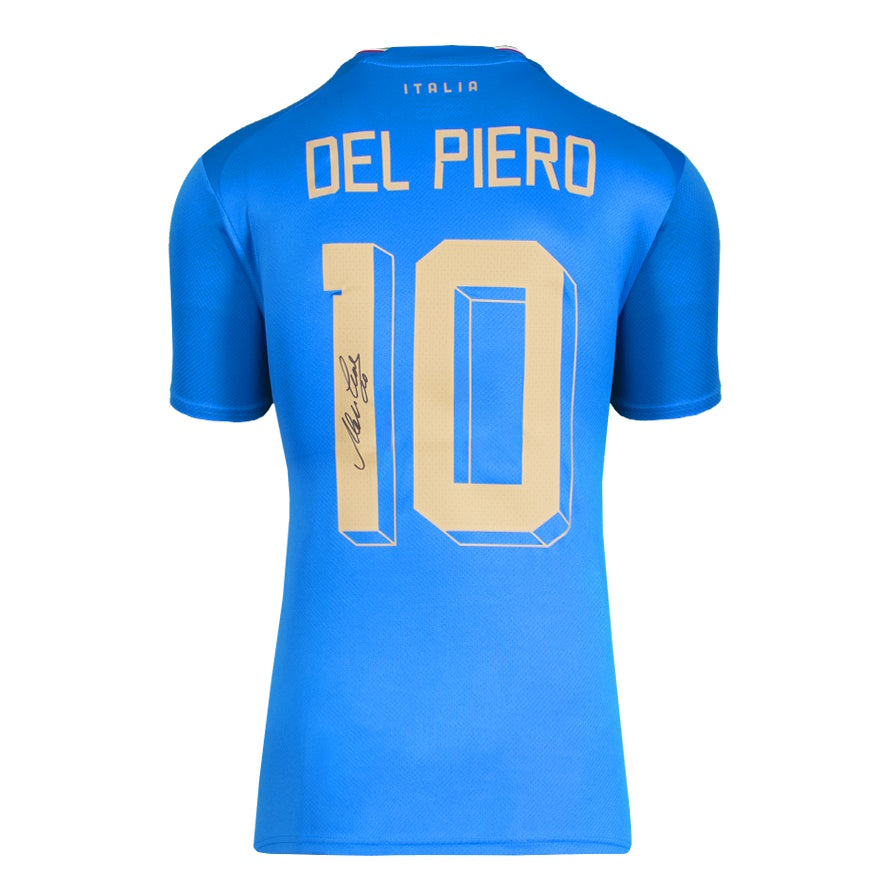 Alessandro Del Piero Authentic Signed 2022/23 Italy Jersey