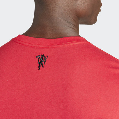 Adidas Manchester United Essentials Trefoil T-Shirt