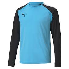 Maillot de gardien à manches longues Puma Teampacer pour enfant Bleu atoll