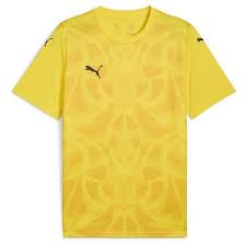 Puma TeamUltimate Graphic Jersey Faster Yellow Youth