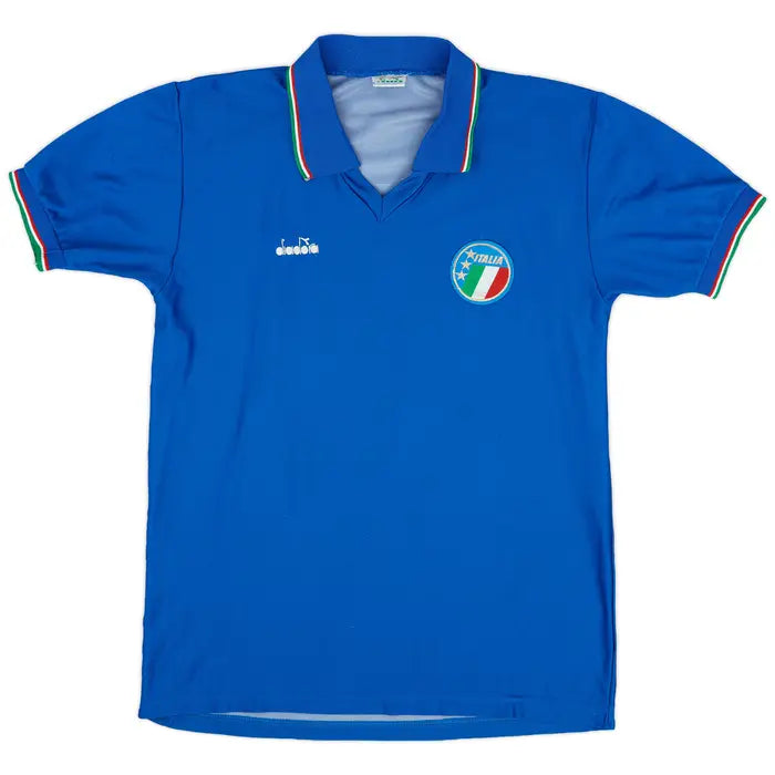1986-91 Italy Home Shirt #15 (Baggio)EM