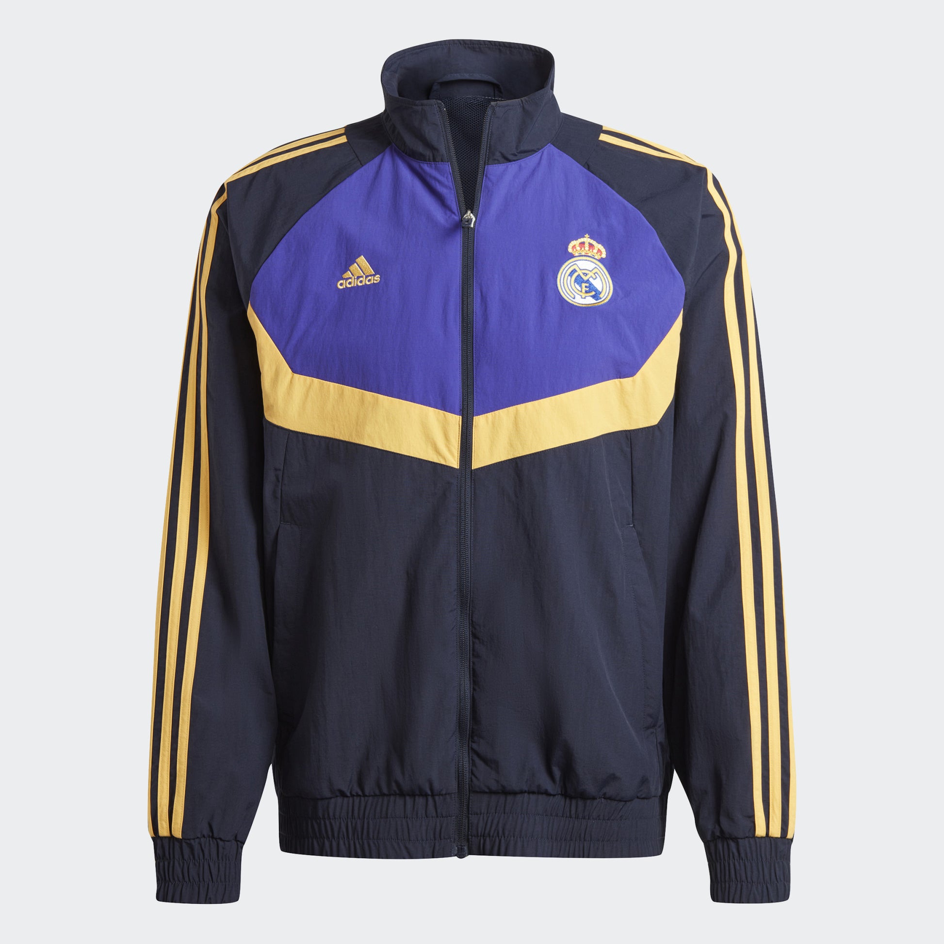 Veste de survêtement Real Madrid adidas Icon - Bleu Veste de survêtement Real Madrid adidas Icon - Bleu