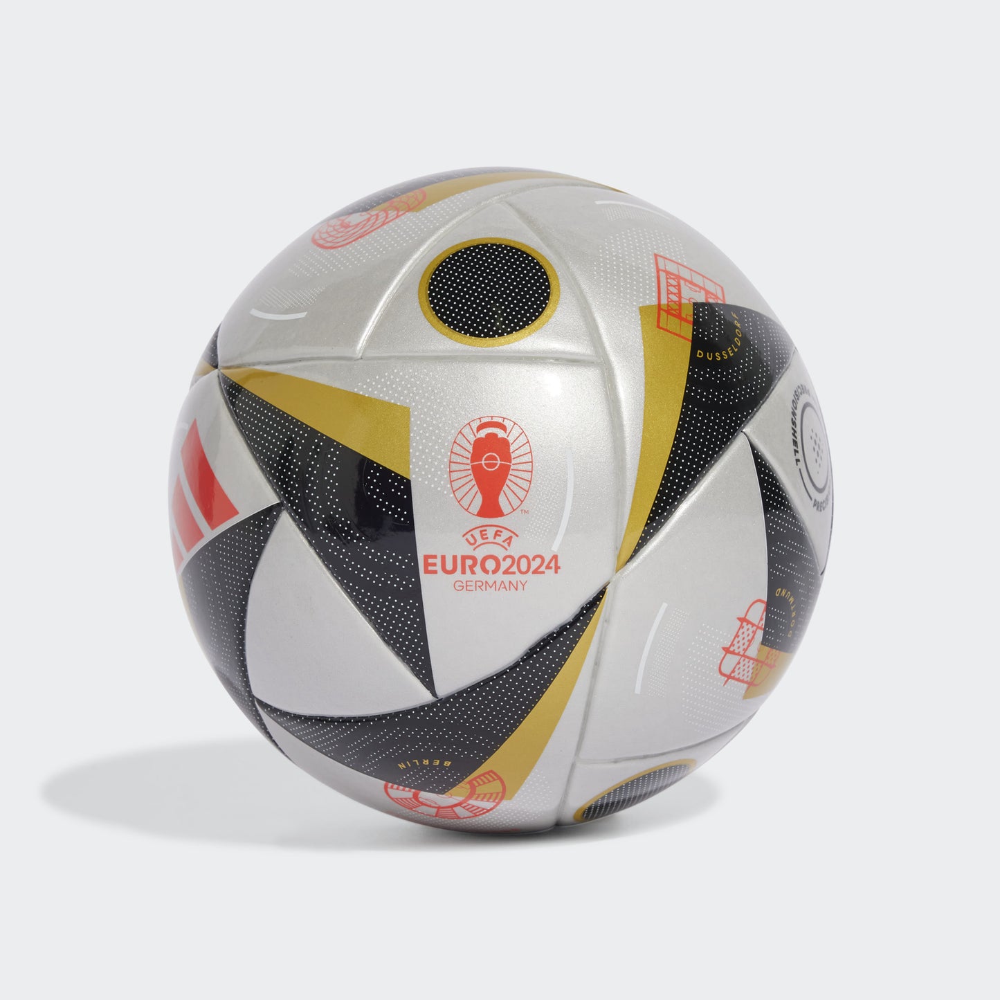 Ballon de football Finale Mini taille 1 Argent/Or/Noir/Rouge