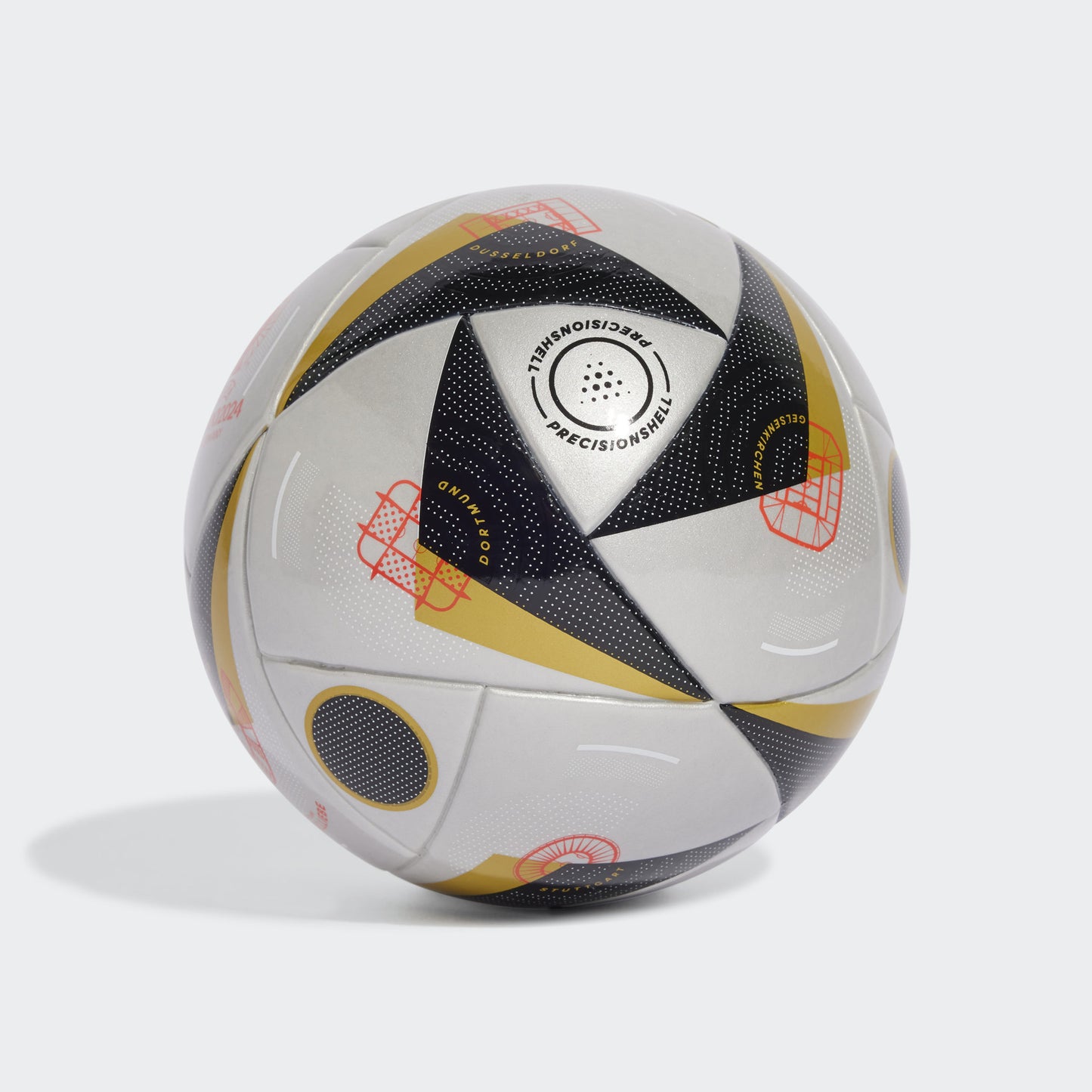 Ballon de football Finale Mini taille 1 Argent/Or/Noir/Rouge