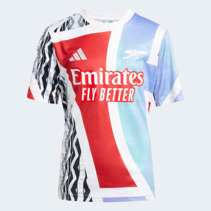 Maillot d'avant-match Adidas Arsenal 24/25 pour jeunes