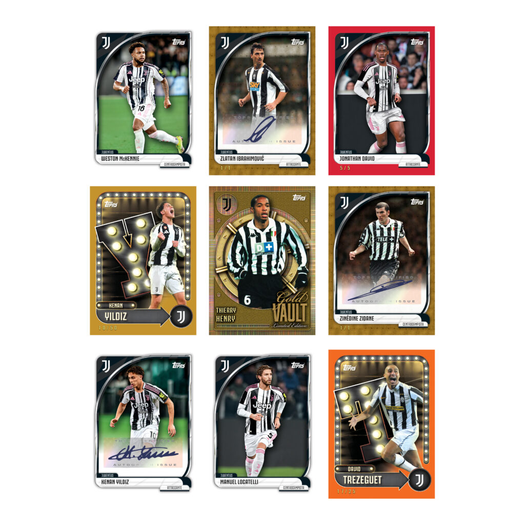 Topps Juventus 2025/26 Collectors Tin Set (35 Cards)