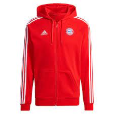 Sweat à capuche zippé Adidas Bayern Munich Rouge