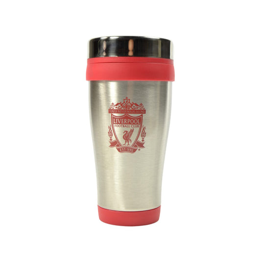 Liverpool Silver & Red Travel Mug