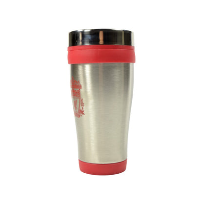 Liverpool Silver & Red Travel Mug