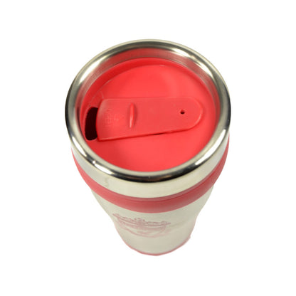Liverpool Silver & Red Travel Mug