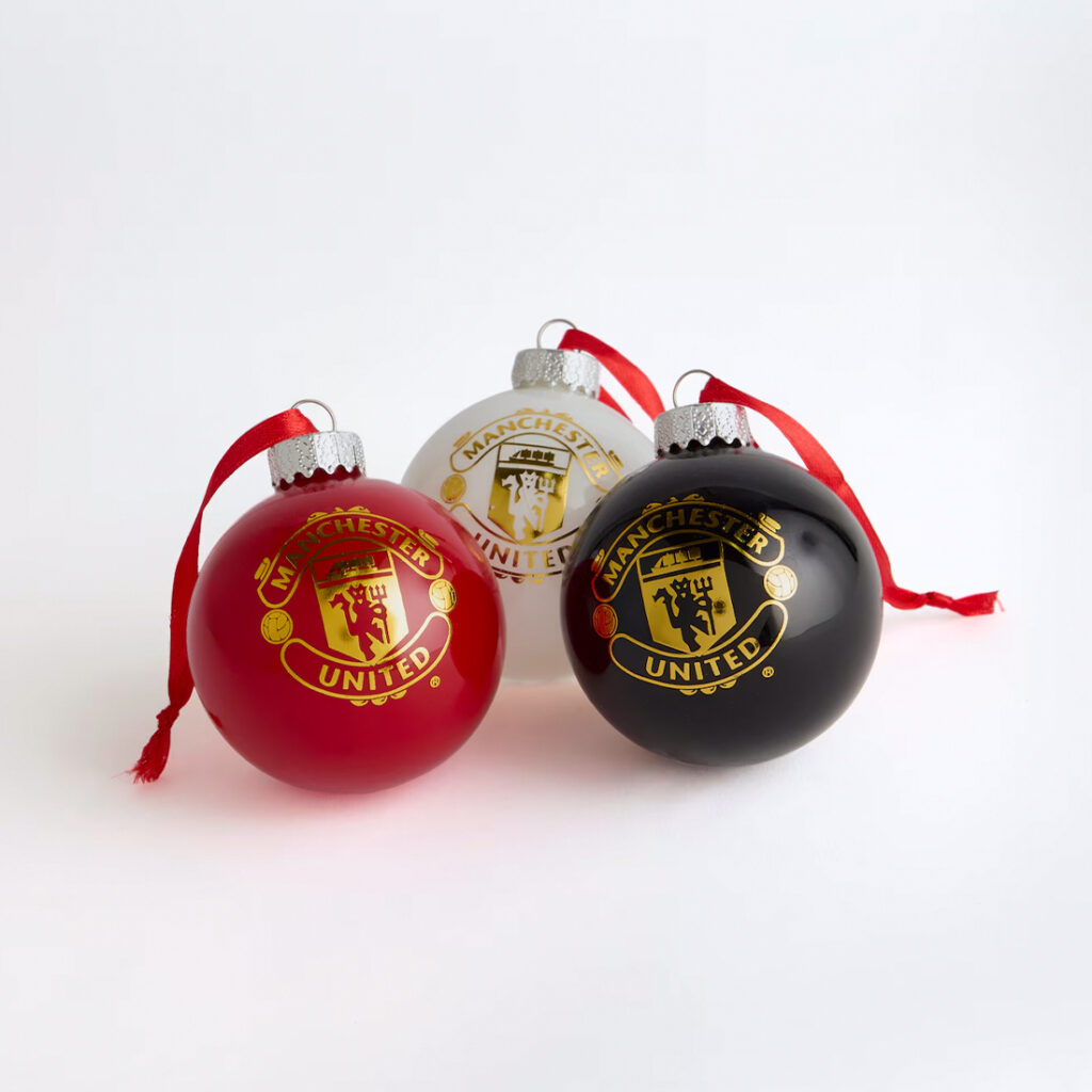 Manchester United Ornament Set (3-Piece)