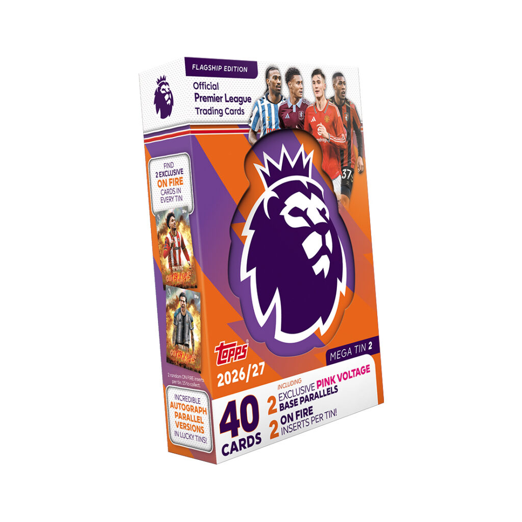 Topps 26/27 Premier League Flagship Cards Mega Tin