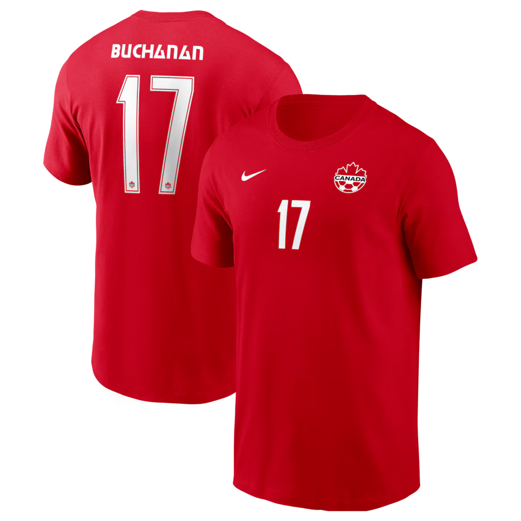 Nike Canada 2026 Short Sleeve Buchanan #17 T-Shirt