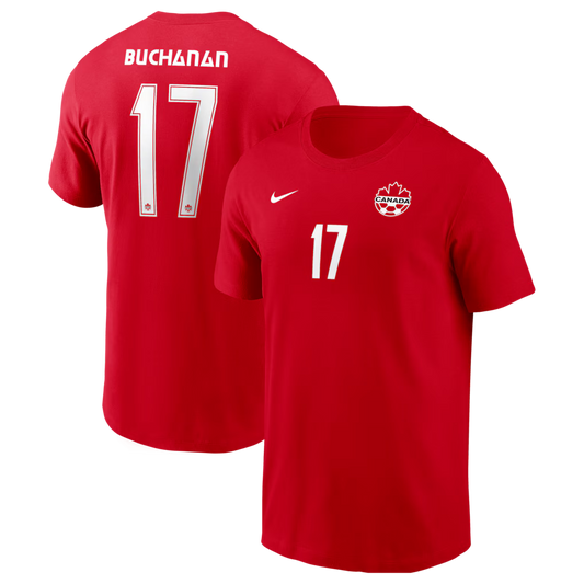 Nike Canada 2026 Short Sleeve Buchanan #17 T-Shirt