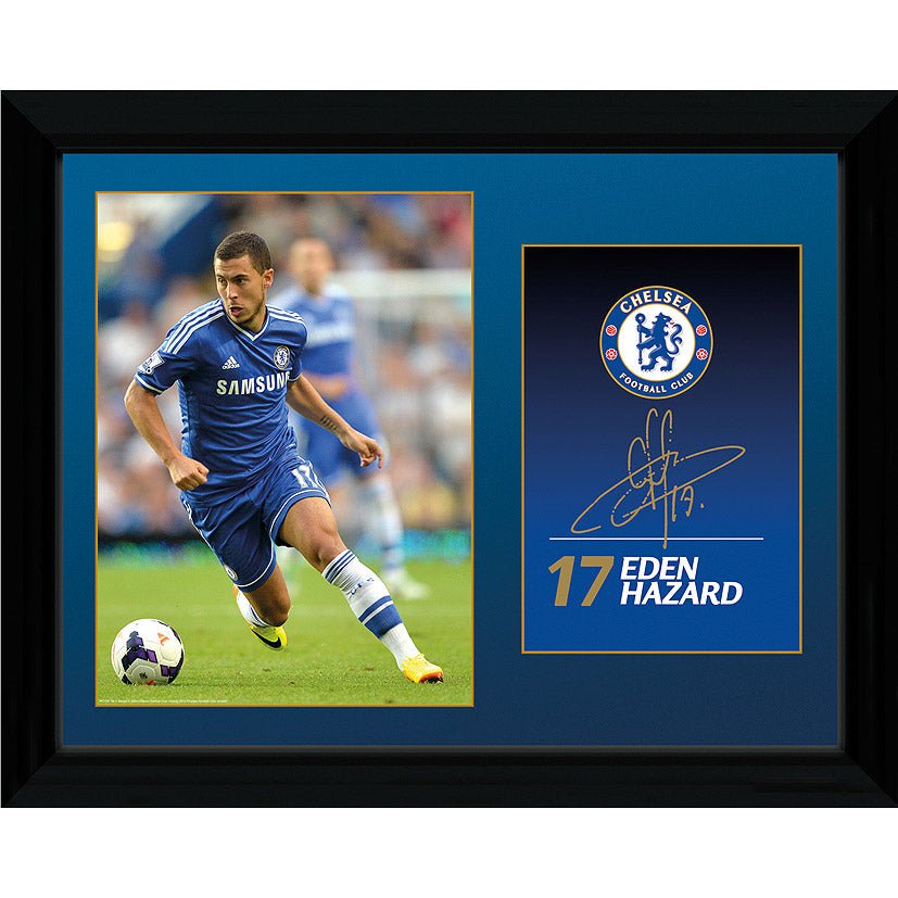Eden Hazard Framed Photo