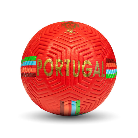 Portugal Red Soccer Ball