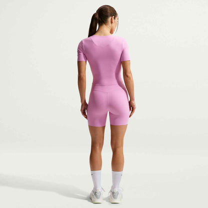 Nike Zenvy Dri-FIT Short-Sleeve Top Women's Pink