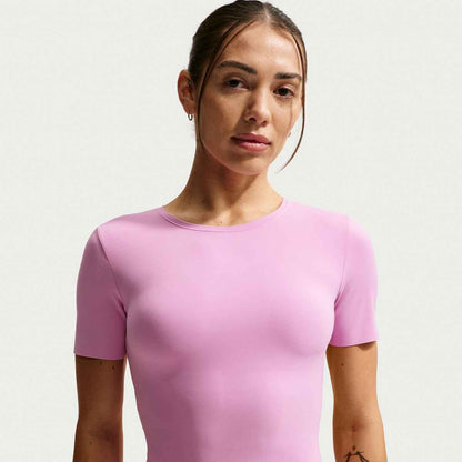 Nike Zenvy Dri-FIT Short-Sleeve Top Women's Pink