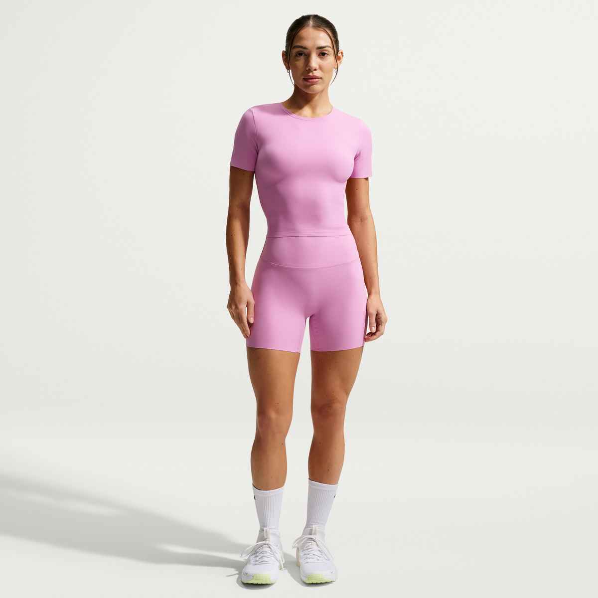 Nike Zenvy Dri-FIT Short-Sleeve Top Women's Pink