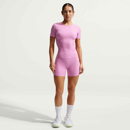 Nike Zenvy Dri-FIT Short-Sleeve Top Women's Pink