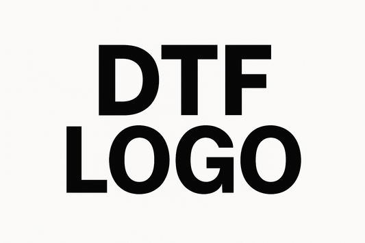 put "DTF LOGO" in black with white background