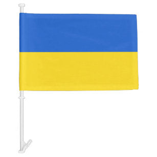 Drapeau de voiture ukrainien