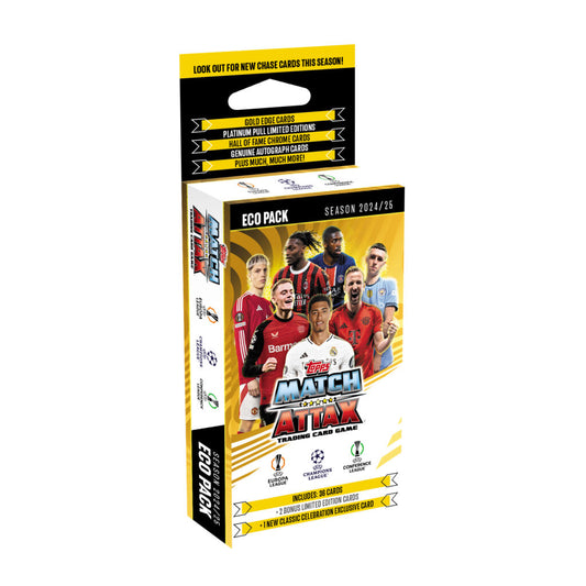 24/25 cartes Topps Match Attax UEFA Champions League Eco Blaster (34 cartes + 2 LE)