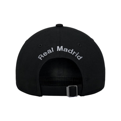Real Madrid Black Club Crest Adjustable Hat