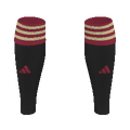 Celeste Sock Sleeves Striped Black/Red/Gold