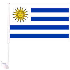 Drapeau de voiture de l'Uruguay