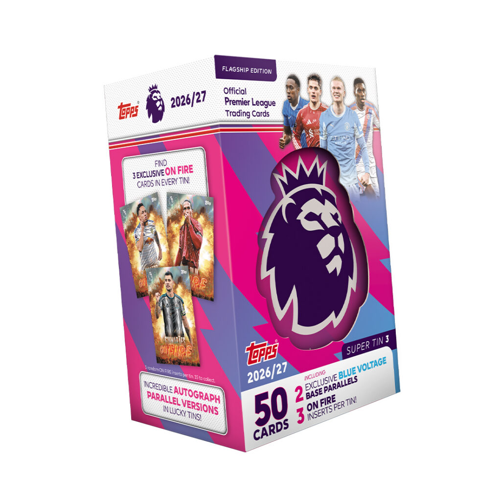 Topps 26/27 Premier League Flagship Cards Super Tin