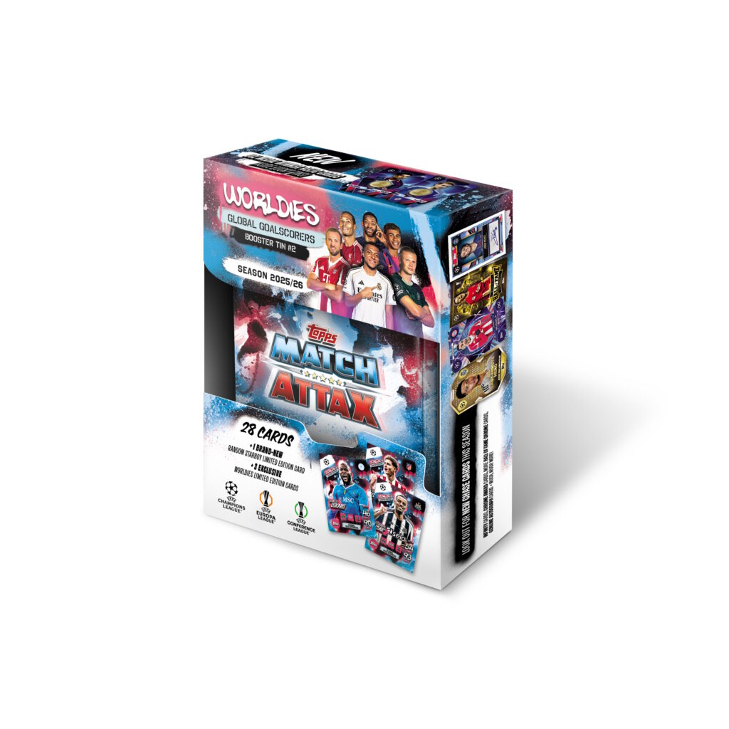 Topps Match Attax 25/26 UEFA Champions League Cards Mini Tin (32 Cards + Third Le)