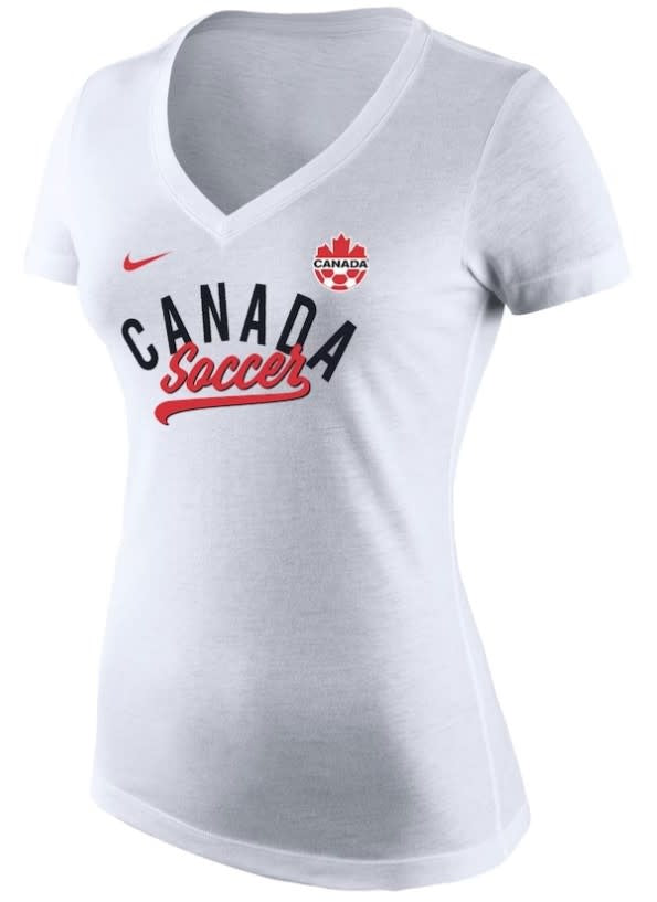 Nike Canada Tri Blend Mid V T-Shirt  Women's