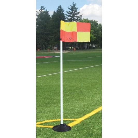Corner Flag Set With Rubber (1.2 kg) Base
