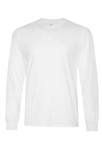 ATC Everyday Cotton Blend Long Sleeve T-Shirt White