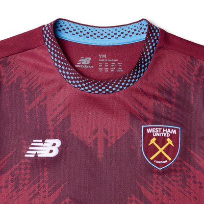 New Balance West Ham 26/27 Home Jersey Youth